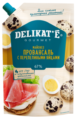 Mayonnaise Delikat'e «Provansal with qual eggs» Mayonnaise Delikat'e «Provansal with qual eggs»