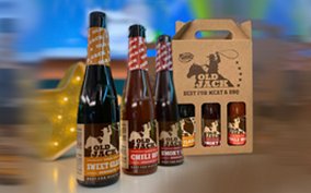New line of BBQ sauces OLD JACK