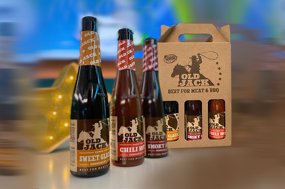 New line of BBQ sauces OLD JACK