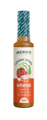 Салатная заправка DELIKAT'E «Болгарская» Салатная заправка DELIKAT'E «Болгарская»